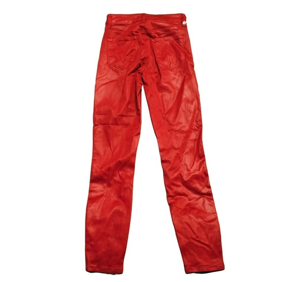 NWT L'AGENCE Margot Jean Redstone Coated 25 - Picture 2 of 5